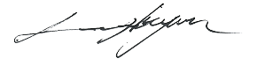 Founder's signature